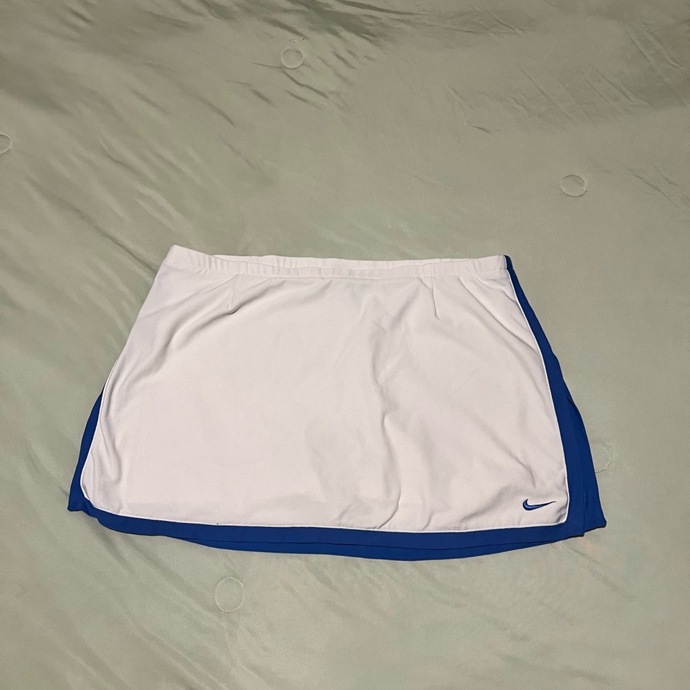 Nike White Athletic Skirt